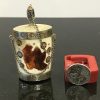 Ancient Agate Harmony Filigree Snuff Bottle
