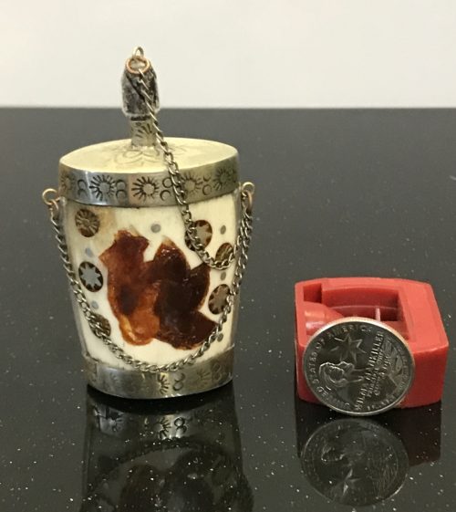 Ancient Agate Harmony Filigree Snuff Bottle