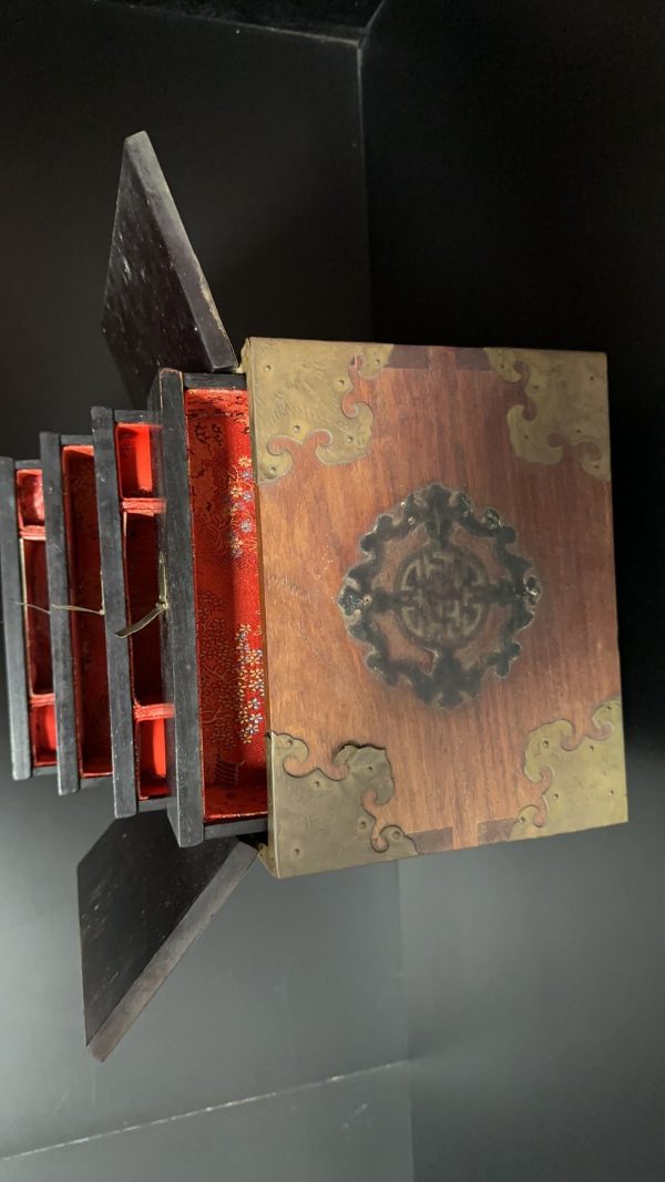 Ancient Hardwood Jewelry Box
