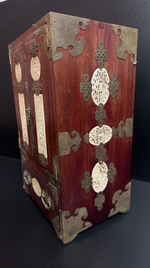 Ancient Hardwood Jewelry Box