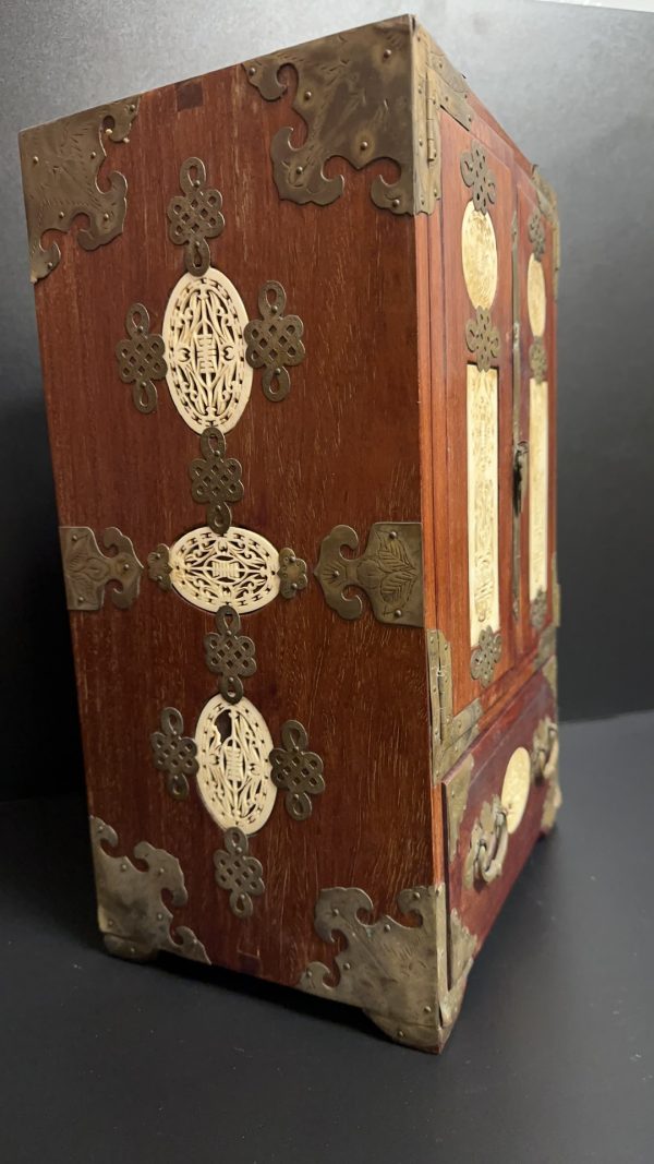 Ancient Hardwood Jewelry Box
