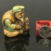 Edo period (1603-1868) Ivory Laughter Miniature Sculpture