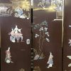 Qing Dynasty style Solid wood screen embellished with jade
