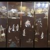 Qing Dynasty style Solid wood screen embellished with jade