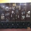 Qing Dynasty style Solid wood screen embellished with jade