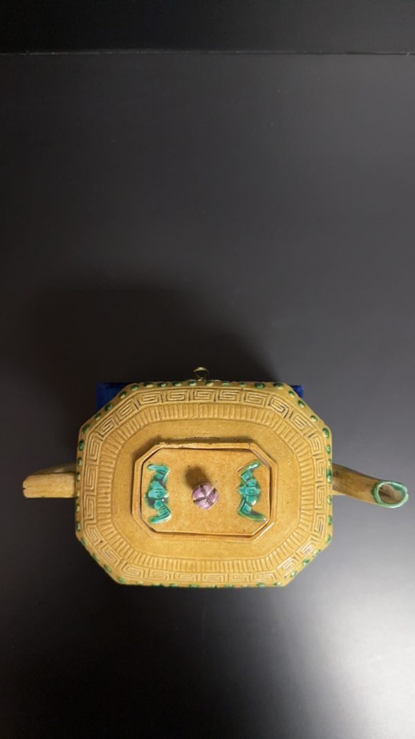 Exquisite Ancient Glazed Teapot or Flagon
