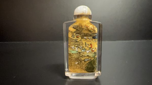 Ancient Painted Bottle Inside Ancient Painted Bottle Inside
