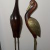 Ancient crane sculpture