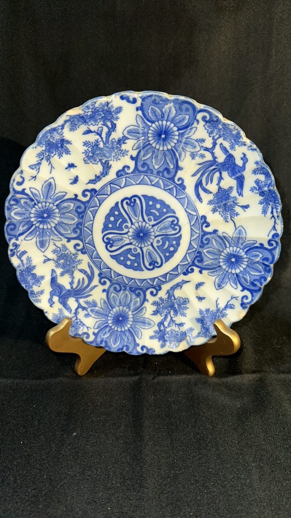 Exquisite Blue and White Porcelain Plate Exquisite Blue and White Porcelain Plate