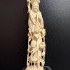 Carved ivory statue of Guanyin