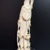 Carved ivory statue of Guanyin