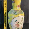 Qing Dynasty pastel flower-painted hammer vase
