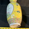 Qing Dynasty pastel flower-painted hammer vase