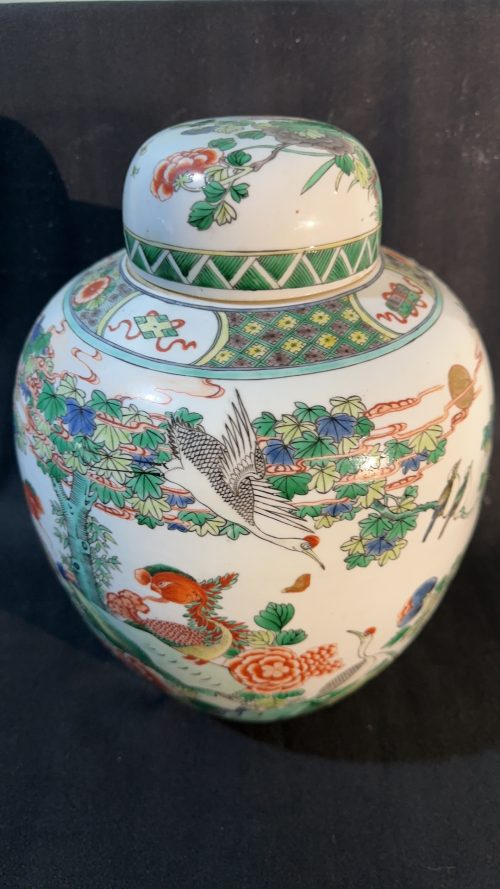 Qing pastel general jar