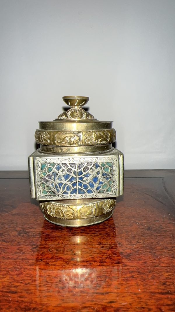 Silver and Copper Decorative Jewelry Box Silver and Copper Decorative Jewelry Box