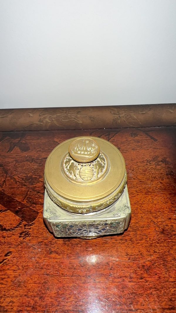 Silver and Copper Decorative Jewelry Box Silver and Copper Decorative Jewelry Box